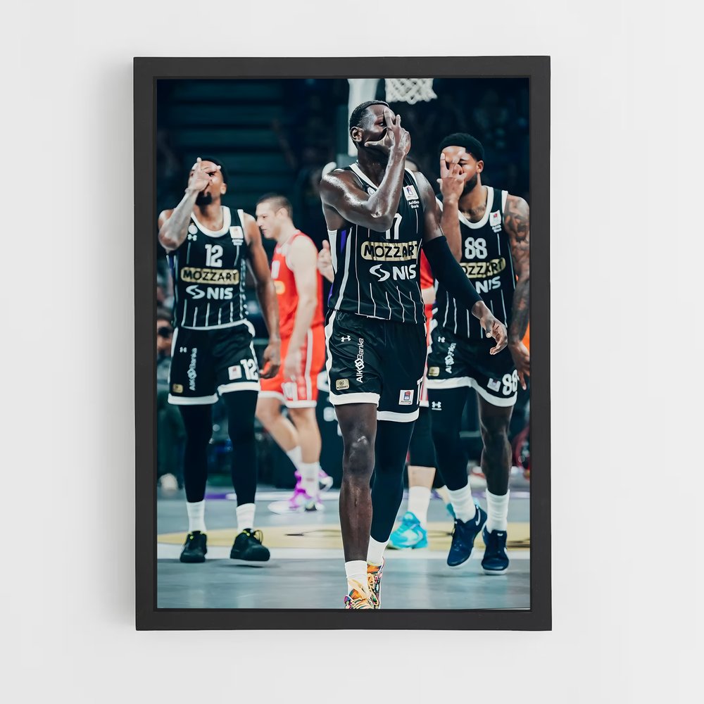 Poster L'Esprit des Warriors – affiche Basketball (vue 2)